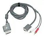 Original (grey) Xbox 360 VGA cable