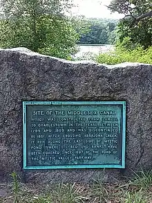 Middlesex Canal Plaque