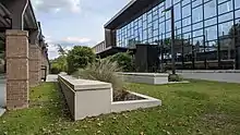 Image of the outside view of the library building at Beltline.