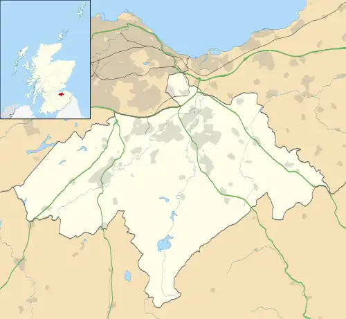 Newtongrange is located in Midlothian