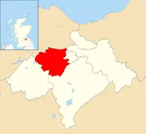 Location of the ward