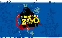 The Midnight Zoo logo is featured heavily during the show's broadcast