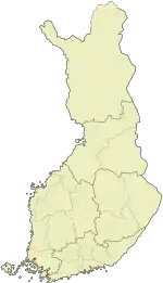 Location of Mietoinen in Finland