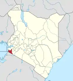 Location in Kenya