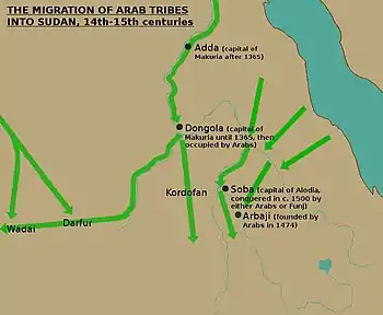 A map of Sudan, Eritrea, Djibouti and northern Ethiopia.