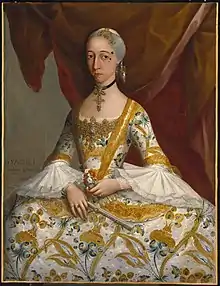 Miguel Cabrera (1695–1768). Doña María de la Luz Padilla y Gómez de Cervantes, ca. 1760. Oil on canvas. Brooklyn Museum