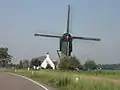 Windmill De Oostmolen next to the N217