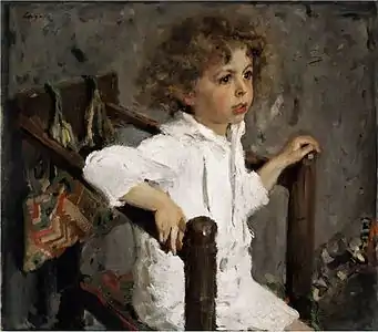 Portrait of Margarita Morozova's son Mika (1901)