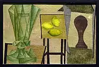 Mikuláš Medek, Still life with Green Vase (1944)