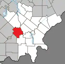 Location within Le Granit RCM