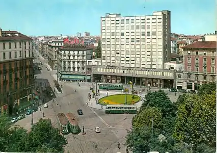 Cadorna station in the 1960s before the restoration