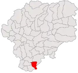 Location in Bistrița-Năsăud County