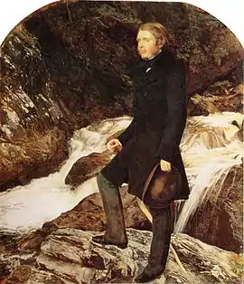 Portrait of John Ruskin by John Everett Millais