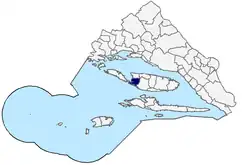 Milna municipality within Split-Dalmatia County