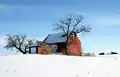 The Milner barn on the east side of town, since demolished.