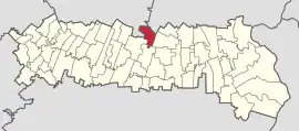 Location in Ialomița County