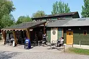 Milton Country Park Visitor Centre with a cafeteria selling snacks