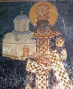 St. Stephen Milutin, King of Serbia.