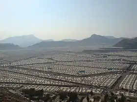 Hajji tents at Mina.