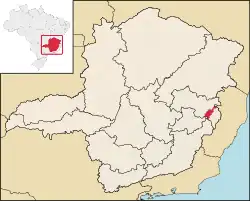 Location in Minas Gerais