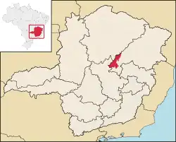 Location of Diamantina