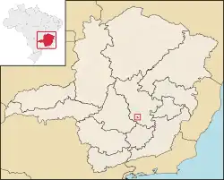 Location of Ibirité