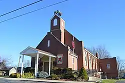 Methodist church at Minford