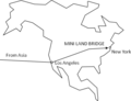 Image of a mini land bridge.