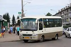 Minibus in Novoaltaysk, Pervomaysky District