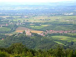 The Lower Vipava Valley with the Gorizia Plain