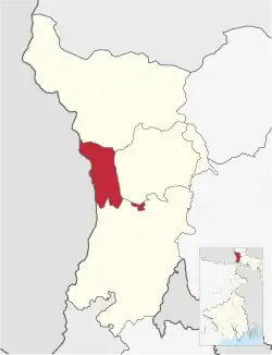 Location of Mirik subdivision