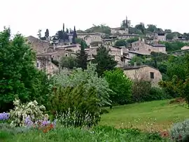 A general view of Mirmande