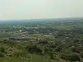 View of the village from the mountain.