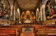 Interior of chapel.