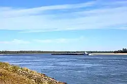 Looking north on the Mississippi River from Eunice