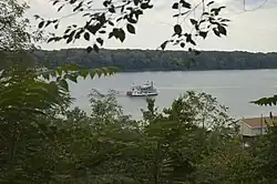 The Mississippi River viewed from Cardiff Hill in Hannibal.