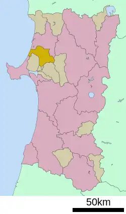 Location of Mitane