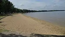 Beachfront along Lake Mitchell