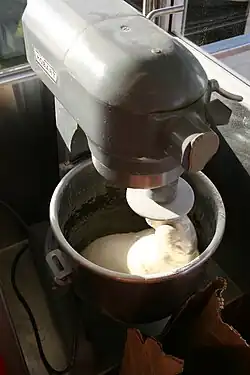 Mixing dough