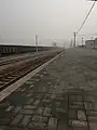 Rail tracks within Miyunbei Railway Station, 2016