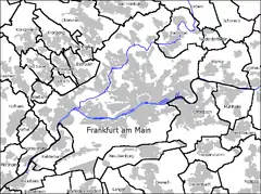 Frankfurt-Eschersheim is located in Frankfurt am Main