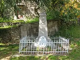 The war memorial in Beaumont