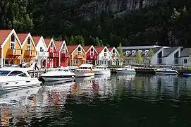 Waterfront area looking south