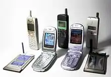 Image 49Personal Handy-phone System mobiles and modems, 1997–2003 (from Mobile phone)