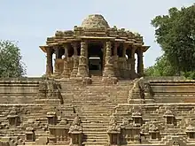 Rangamandapa and torana at Sun Temple, Modhera