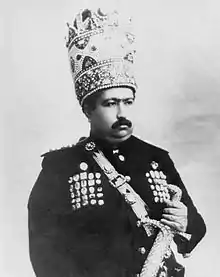 Mohammad Ali Shah Qajar, who was Shah of Persia at time of 1908 Tehran bombardment and wanted to subdue Majlis.