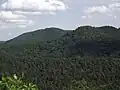 The Mohnenberg (eastern Wasgau): view from Schöneck Castle