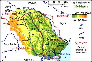 Image 1Moldavia and the modern boundaries (from History of Moldova)