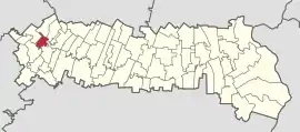 Location in Ialomița County