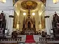 High altar and reredos